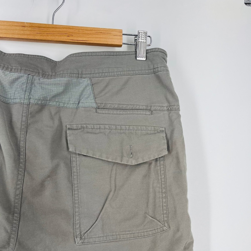 Roark Revival Mens Layover Travel Pants Grey Olive Drawstring Zip Pockets 32 - Picture 7 of 16